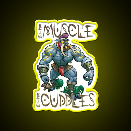 Trolling 4 Hugz Gym Fitness Led Neon Sign Rgb Color