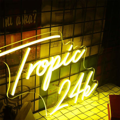 Tropic 24h Led Neon Sign | Shineneon