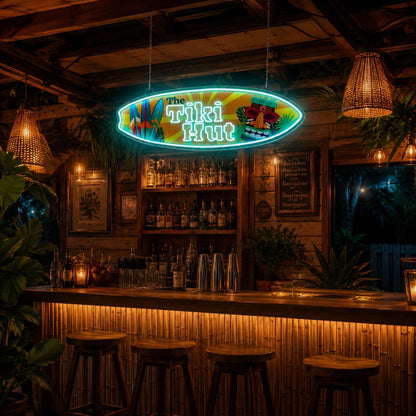 Tropical Bar Hanging Neon Sign LED Neon Sign real lifestyle scene