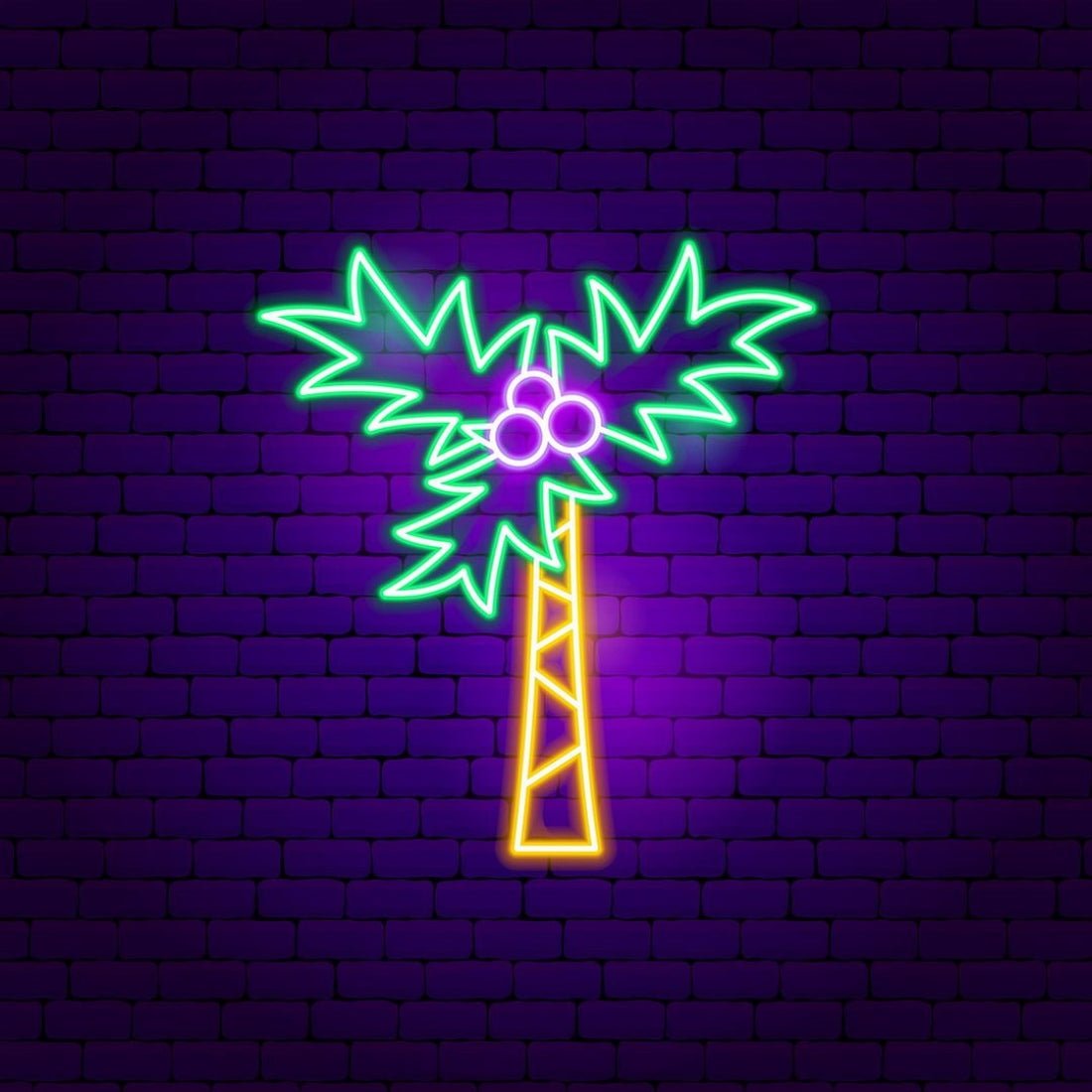 Tropical Palm Led Sign Business Neon Sign - Shineneon