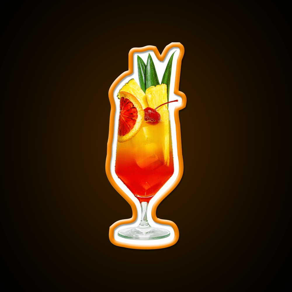 Tropical Sunrise Party Drink Tequila Led Neon Sign Rgb Color - Shineneon