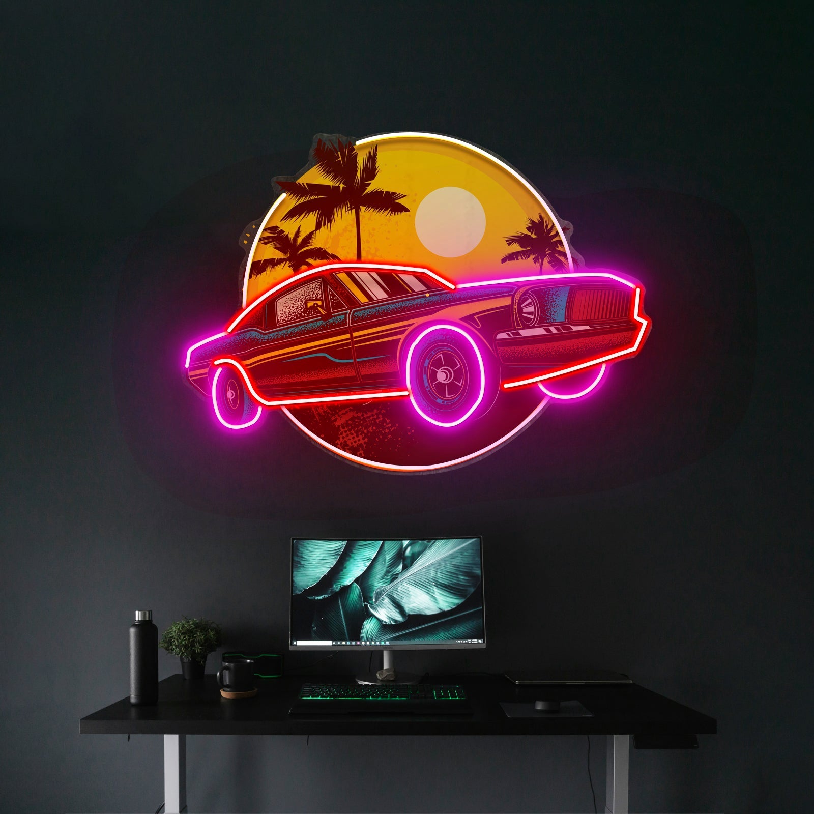 Tropical Vintage Car Led Neon Sign Light Custom Led Signs - Shineneon