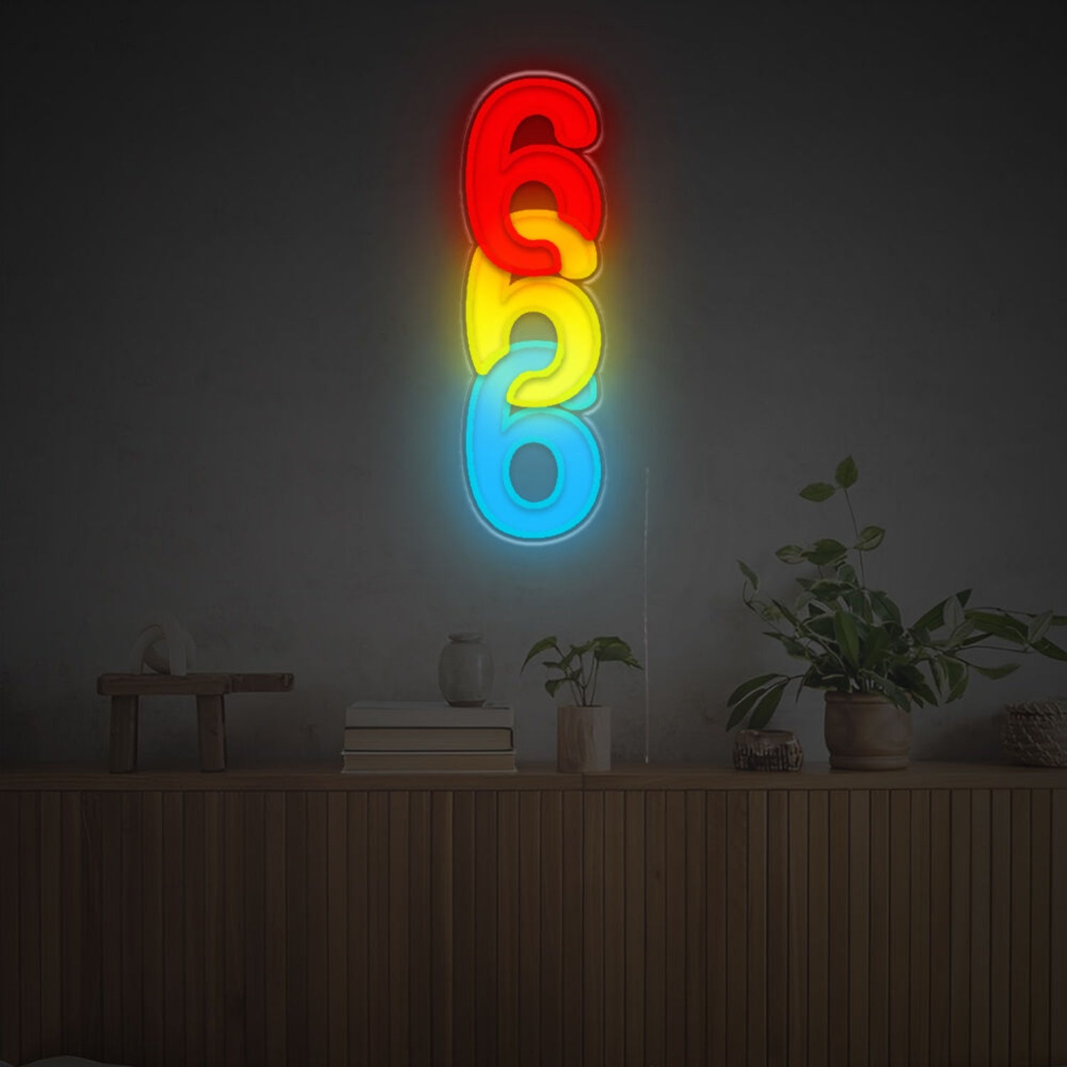 Troubel Six Led Neon Acrylic Artwork | Shineneon