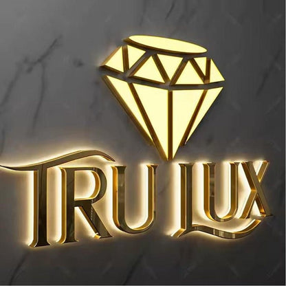 Tru Lux Diamon 3D Backlit Channel Letters Led Light Sign - Shineneon
