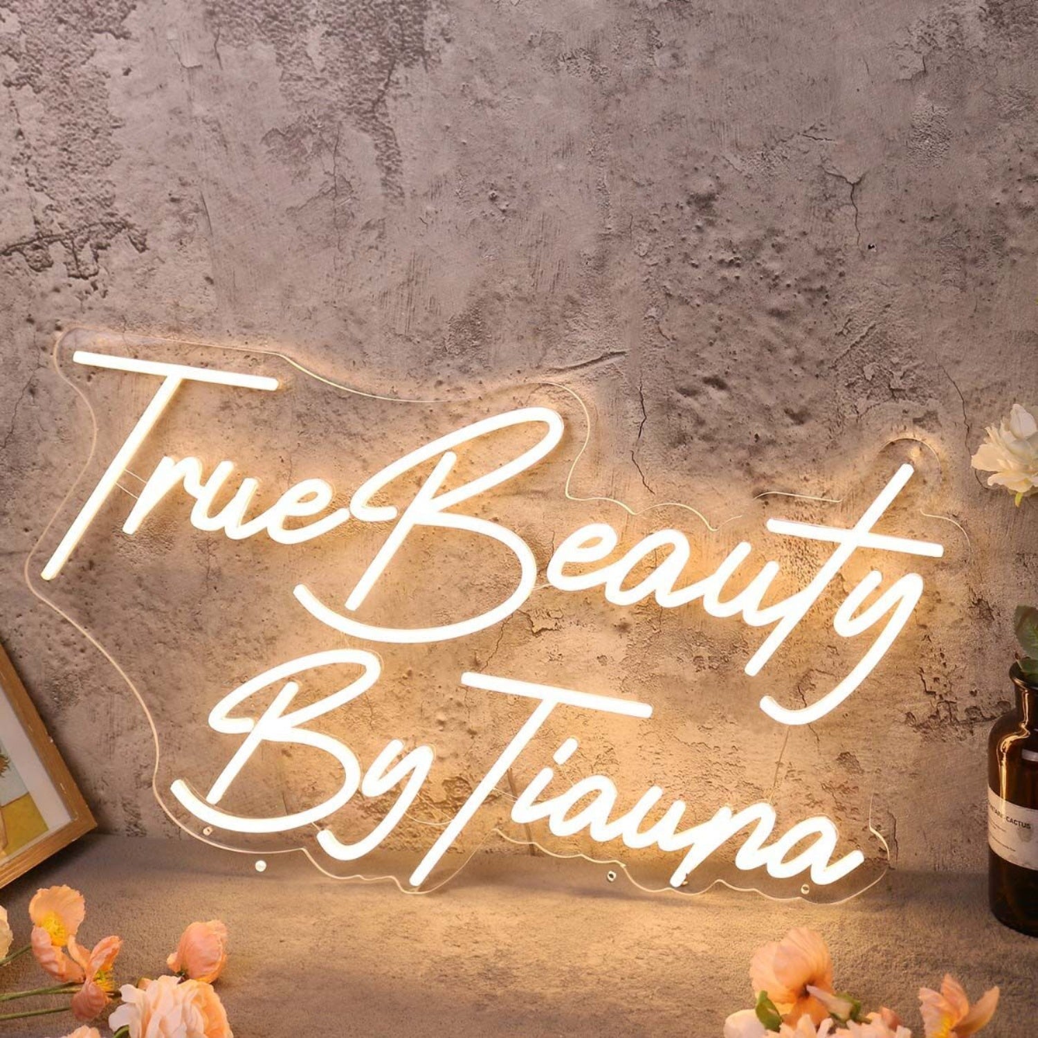 True Beauty By Tiauna Yellow Led Neon Sign - Shineneon
