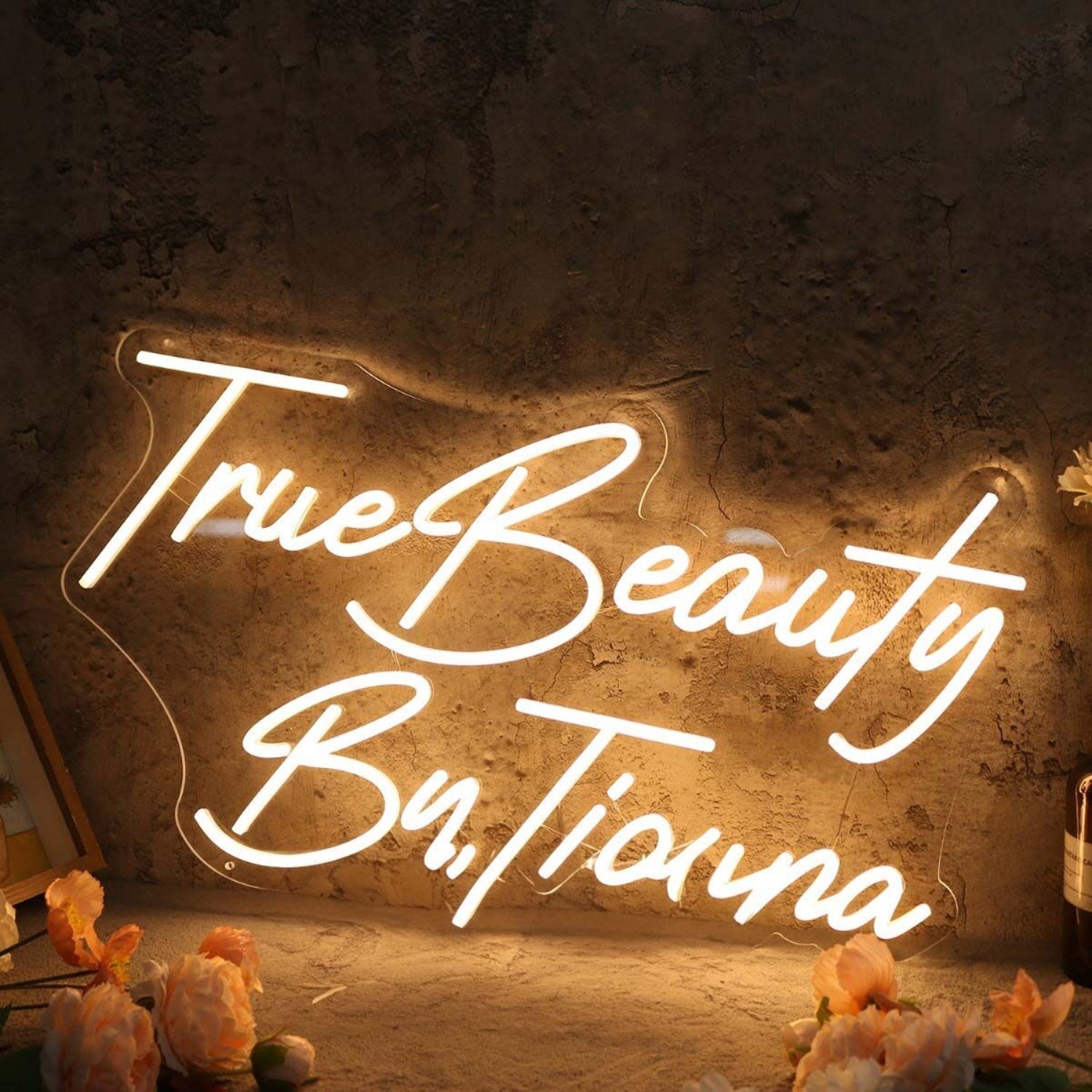 True Beauty By Tiauna Yellow Led Neon Sign - Shineneon