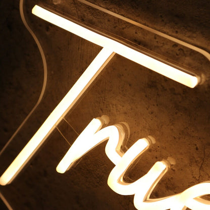 True Beauty By Tiauna Yellow Led Neon Sign - Shineneon