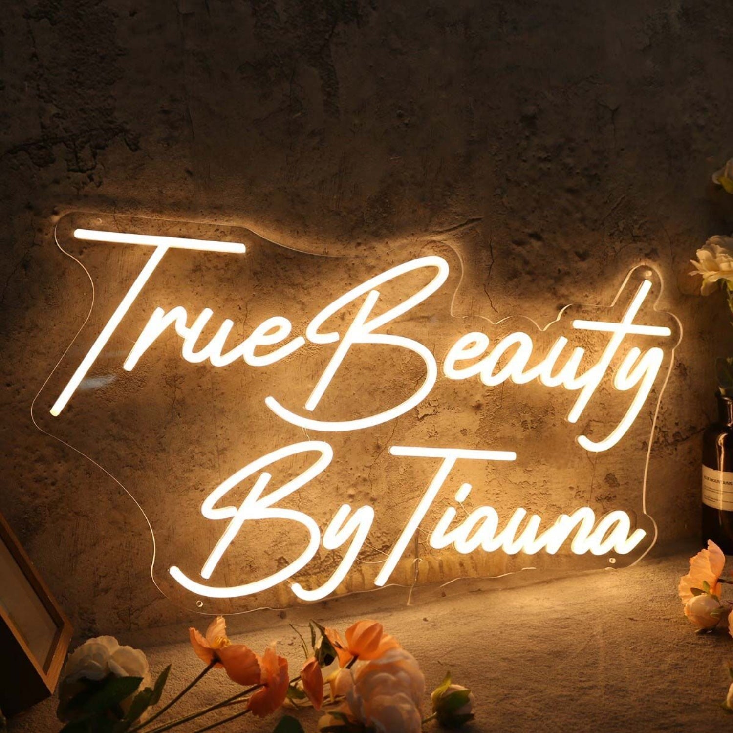 True Beauty By Tiauna Yellow Led Neon Sign - Shineneon