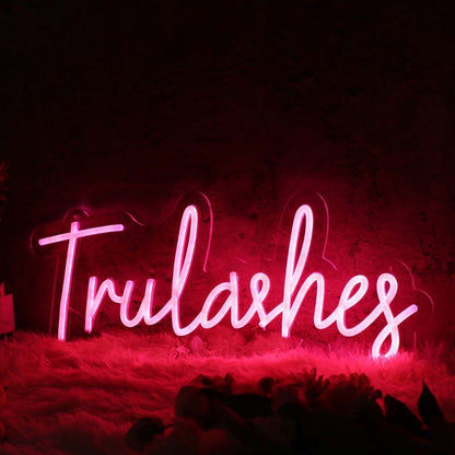 Trulashes Red Custom Led Neon Sign - Shineneon