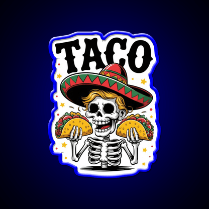 Trump Taco Led Neon Sign Mexican Food Sign Rgb Color - Shineneon
