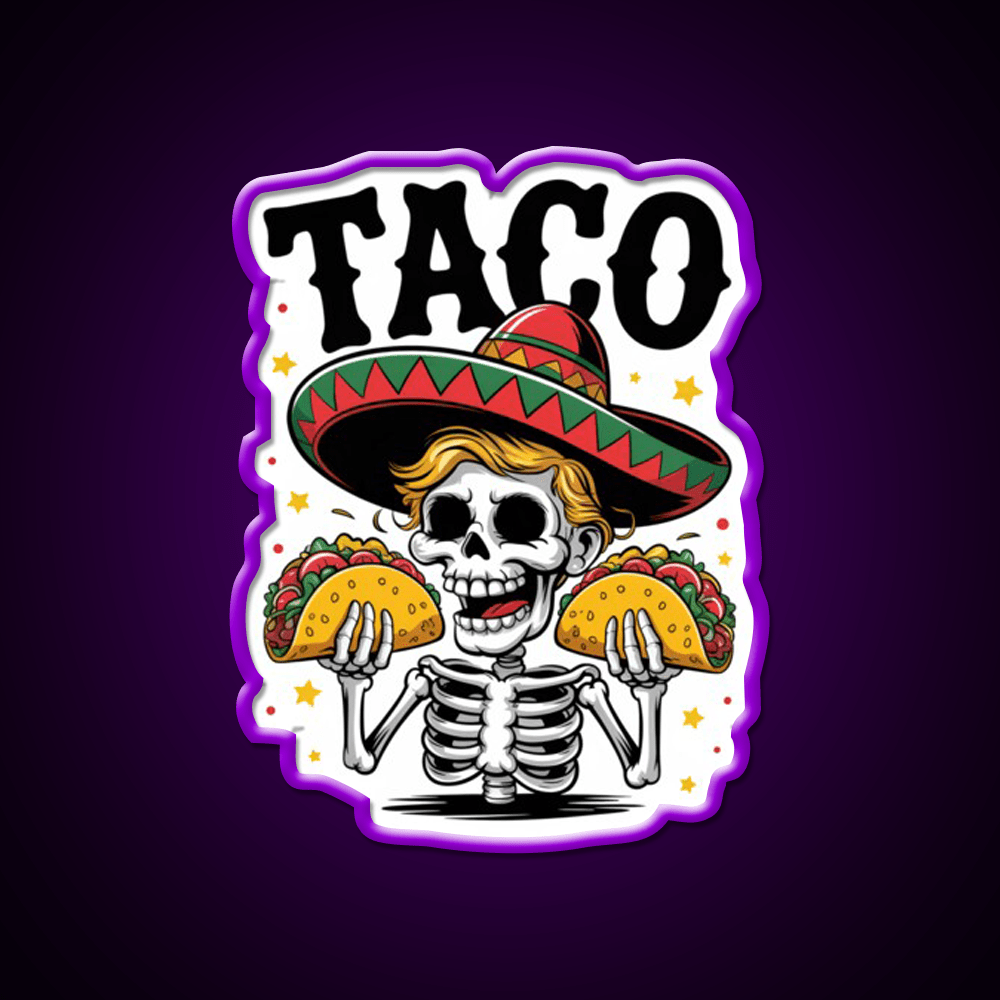 Trump Taco Led Neon Sign Mexican Food Sign Rgb Color - Shineneon
