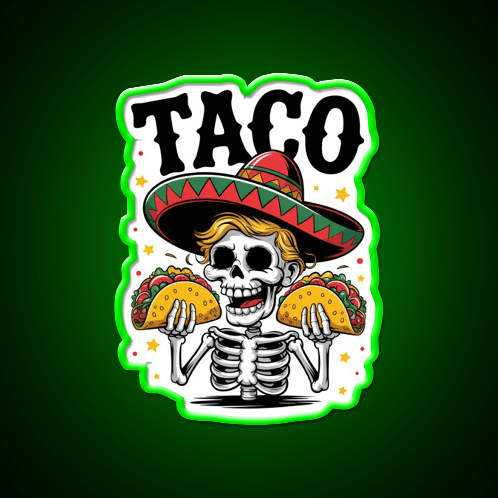 Trump Taco Led Neon Sign Mexican Food Sign Rgb Color - Shineneon