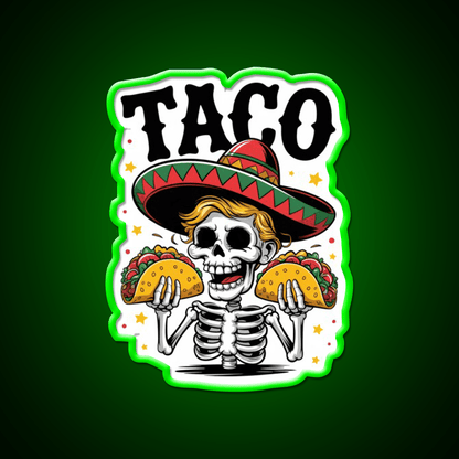 Trump Taco Led Neon Sign Mexican Food Sign Rgb Color - Shineneon