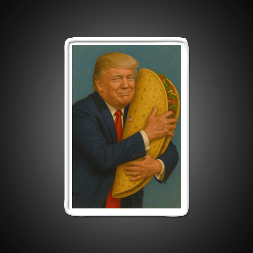 Trump Taco V2 Taco Led Neon Sign Mexican Food Sign Rgb Color - Shineneon