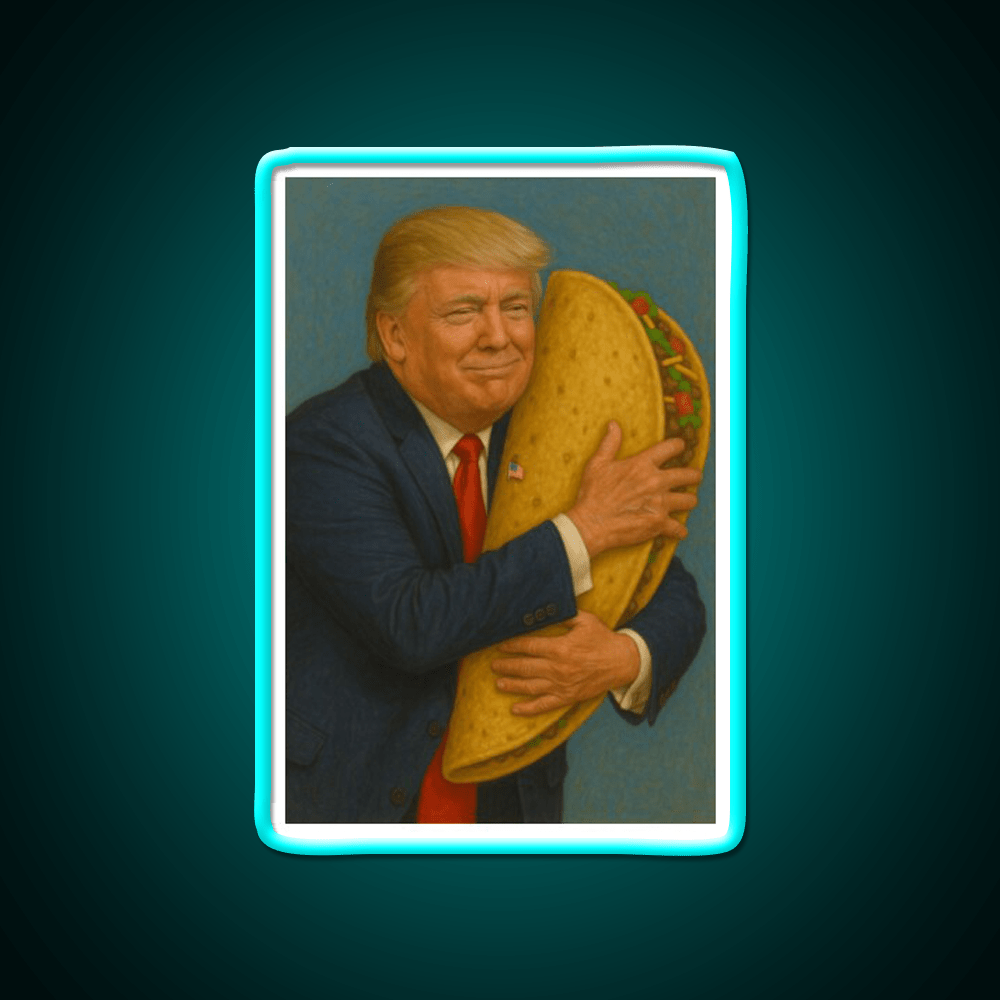 Trump Taco V2 Taco Led Neon Sign Mexican Food Sign Rgb Color - Shineneon