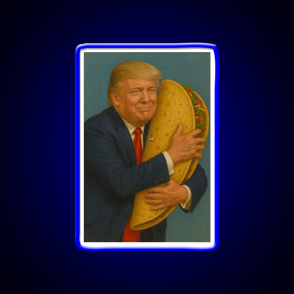 Trump Taco V2 Taco Led Neon Sign Mexican Food Sign Rgb Color - Shineneon