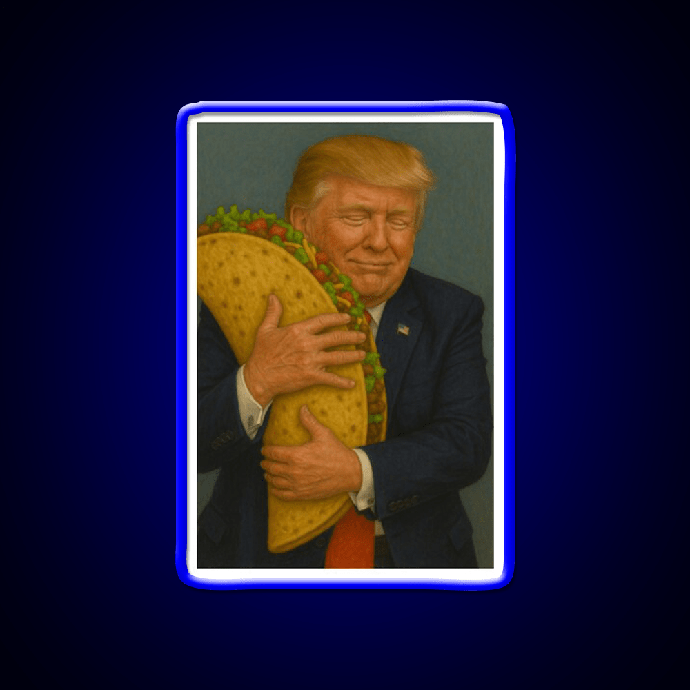 Trump Taco V6 Taco Led Neon Sign Mexican Food Sign Rgb Color - Shineneon
