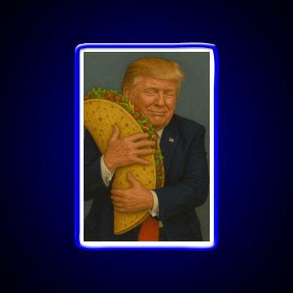 Trump Taco V6 Taco Led Neon Sign Mexican Food Sign Rgb Color - Shineneon