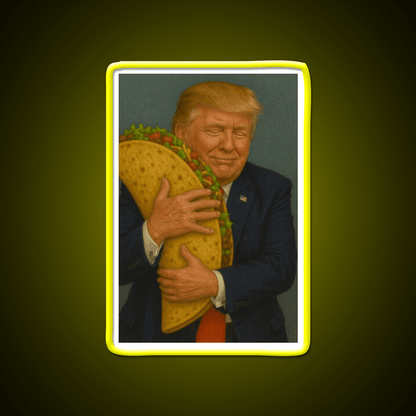 Trump Taco V6 Taco Led Neon Sign Mexican Food Sign Rgb Color - Shineneon
