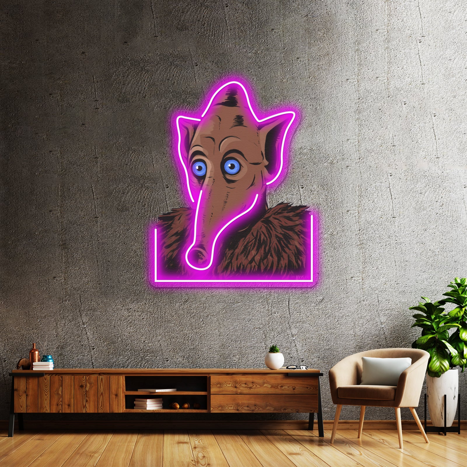 Trumpy Artwork Personalized Neon Signs | Shineneon