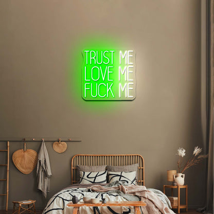 Vibrant Noel Gloves Christmas Led Neon Acrylic Artwork For Sale