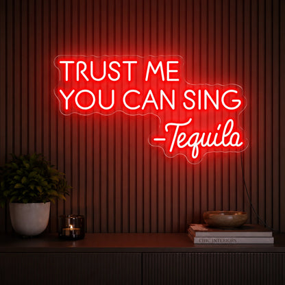 Trust Me Tequila Neon Sign LED Neon Sign high-converting product image