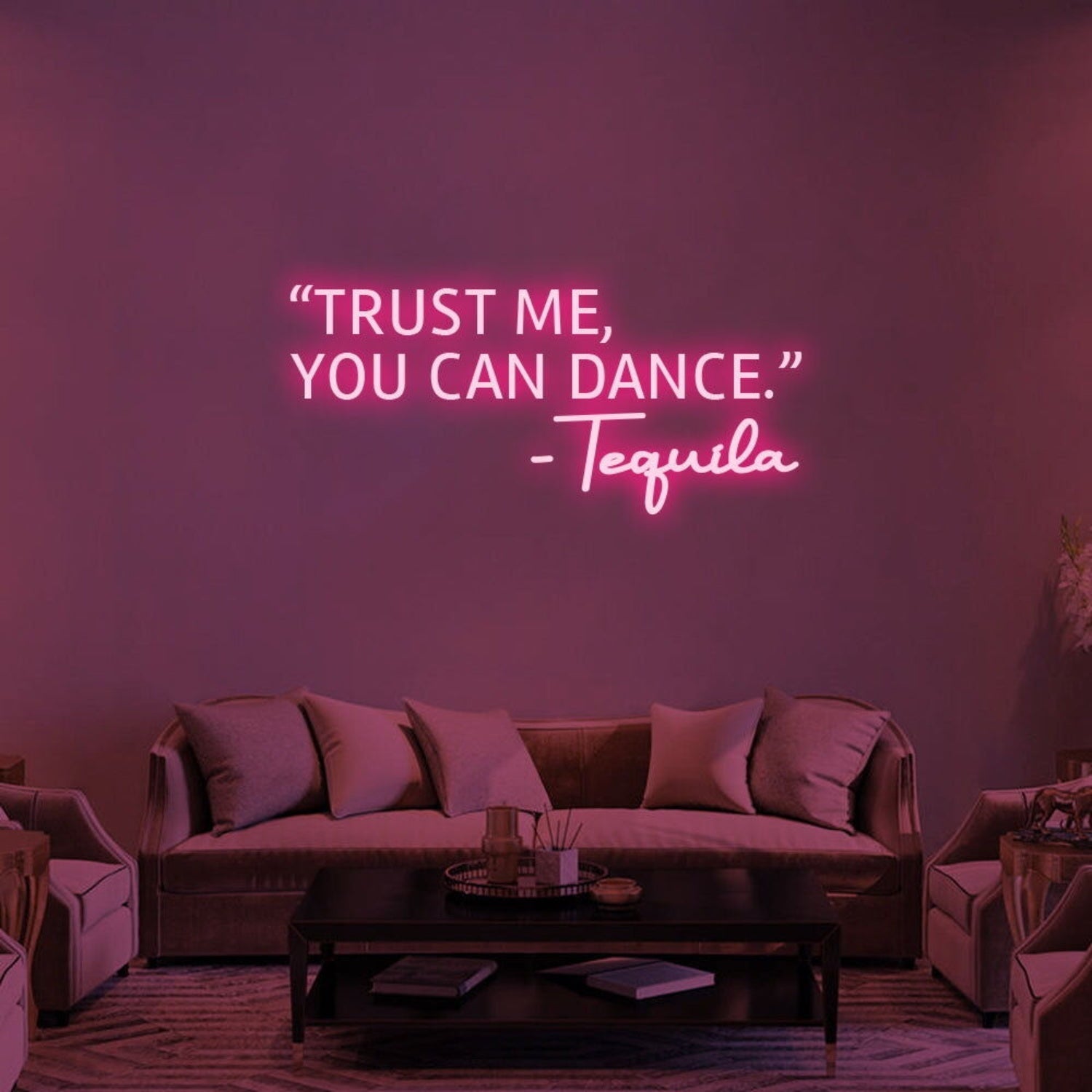 Trust Me You Can Dance Led Neon Sign For Fun And Social Spaces - Shineneon