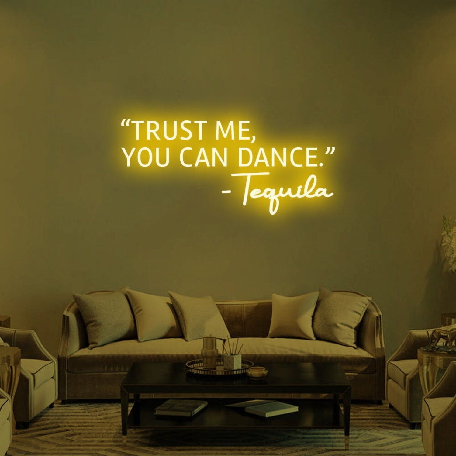 Trust Me You Can Dance Led Neon Sign For Fun And Social Spaces - Shineneon