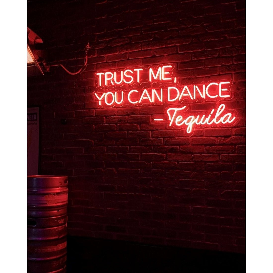 Trust Me You Can Dance Teguila Led Sign Business Neon Sign - Shineneon