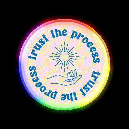 Trust The Process Cafe Led Neon Sign Espresso Bar Art Rgb Color