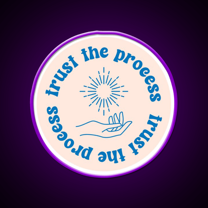 Trust The Process Cafe Led Neon Sign Espresso Bar Art Rgb Color - Shineneon