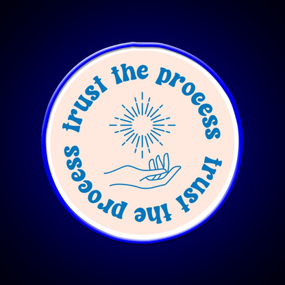 Trust The Process Cafe Led Neon Sign Espresso Bar Art Rgb Color - Shineneon