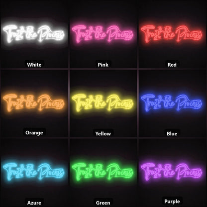Trust The Process LED Neon Sign - Shineneon