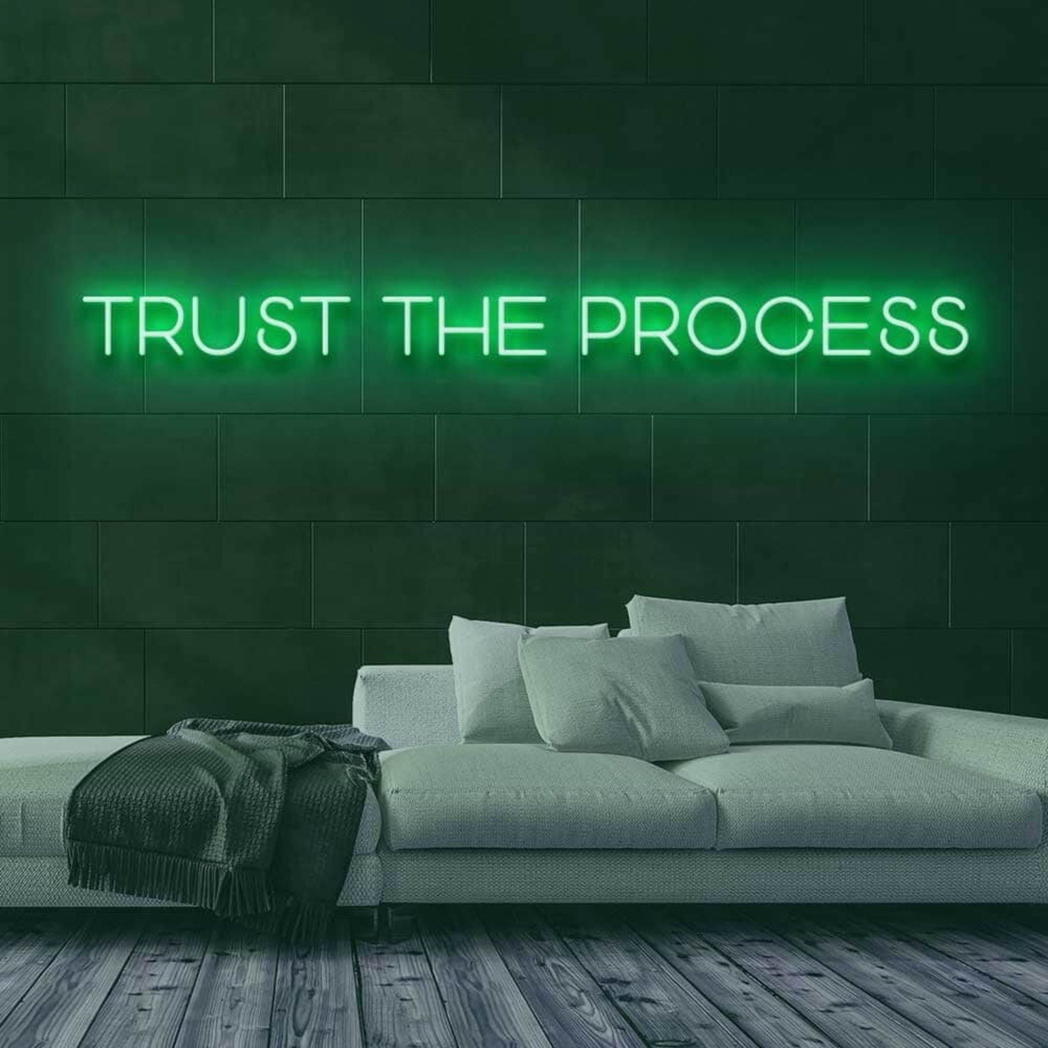 Trust The Process Led Neon Sign For Motivational | Shineneon