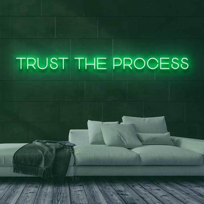Trust The Process Led Neon Sign For Motivational | Shineneon
