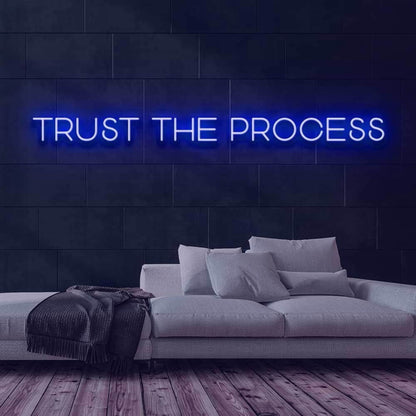 Trust The Process Led Neon Sign For Motivational | Shineneon
