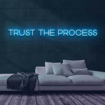 Trust The Process Led Neon Sign For Motivational | Shineneon