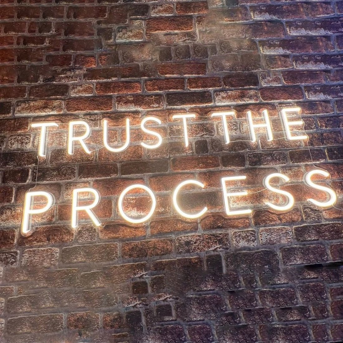 Trust The Process Neon Signs Neon Lights Led Neon Signs - Shineneon