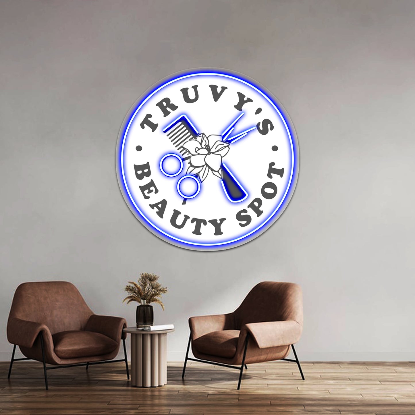 Truvys Beauty Spot Artwork Personalized Neon Signs