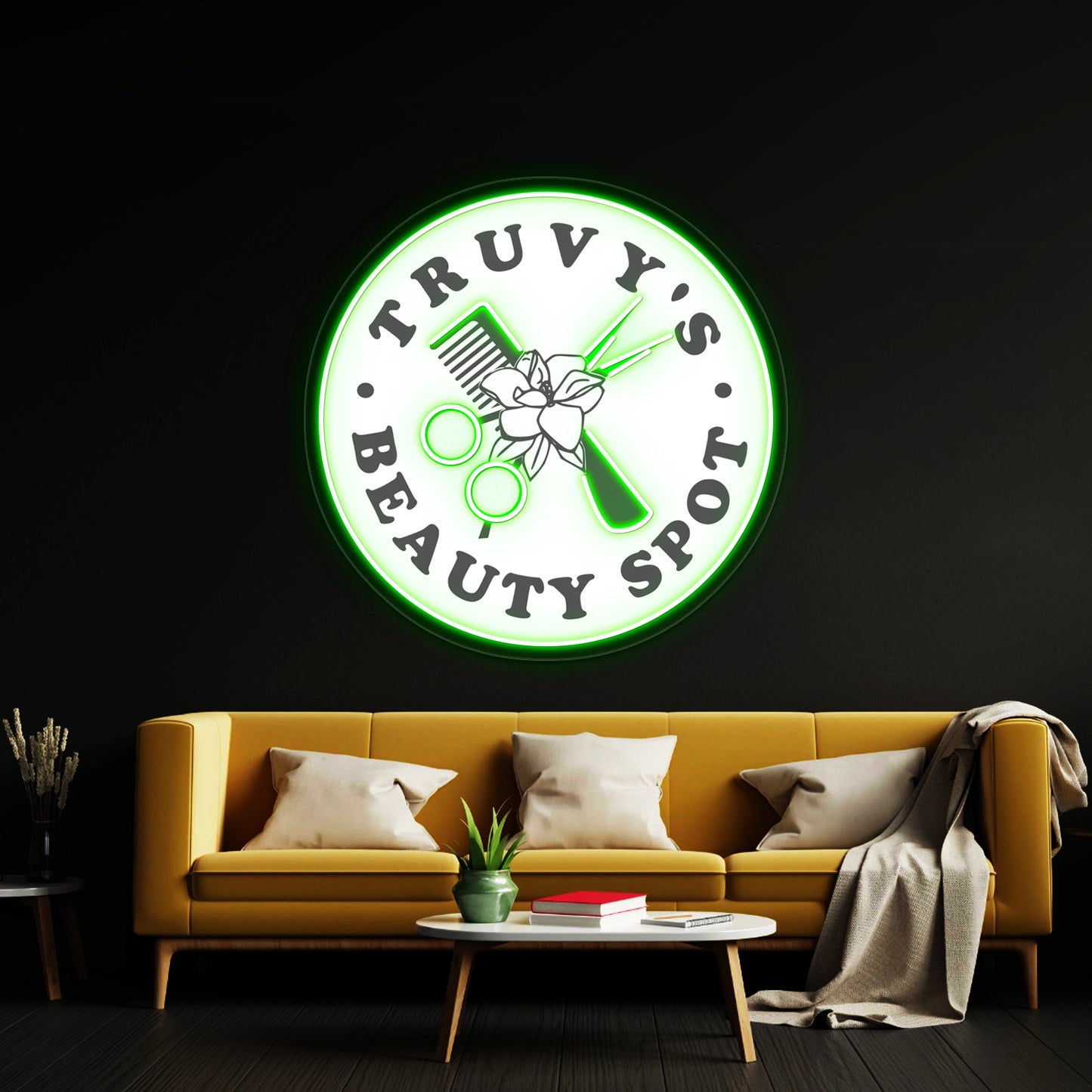 Truvys Beauty Spot Artwork Personalized Neon Signs