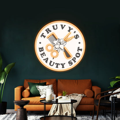 Truvys Beauty Spot Artwork Personalized Neon Signs