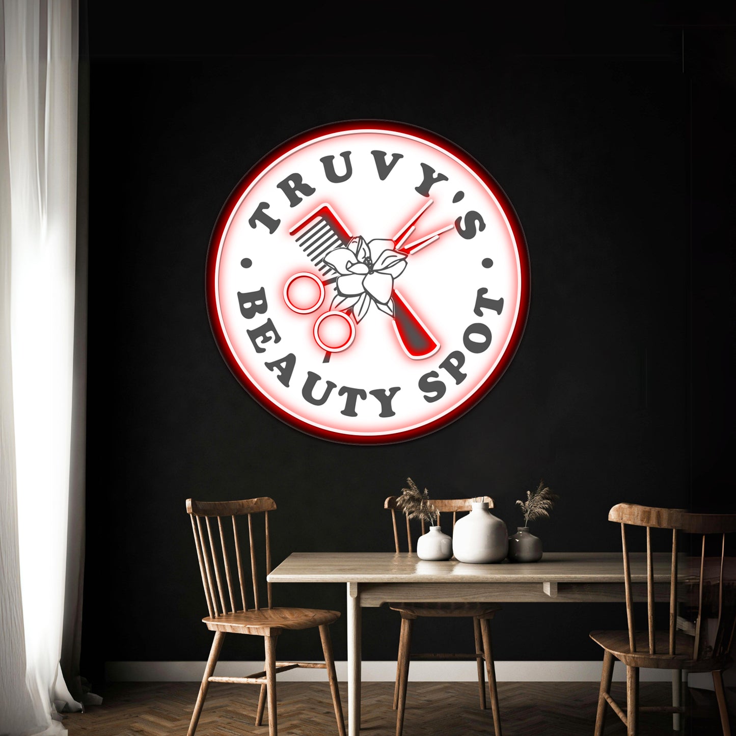 Truvys Beauty Spot Artwork Personalized Neon Signs