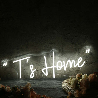 Ts Home White Led Neon Sign - Shineneon