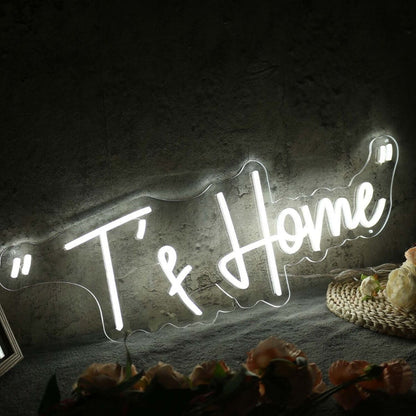 Ts Home White Led Neon Sign - Shineneon