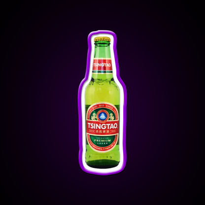 Tsingtao Beer Bar Decor Led Neon Sign Rgb Color - LED neon sign view 9
