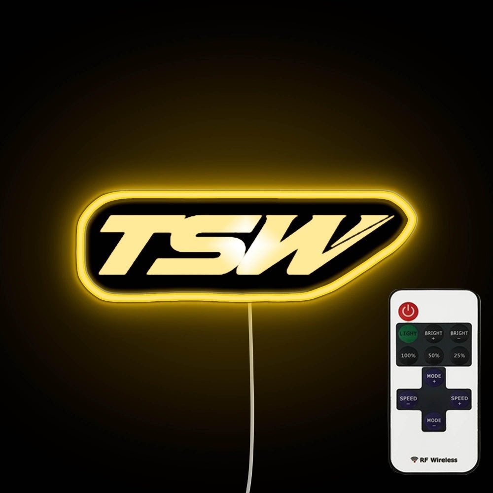 Tsw Wheels Logo Neon Sign - Shineneon
