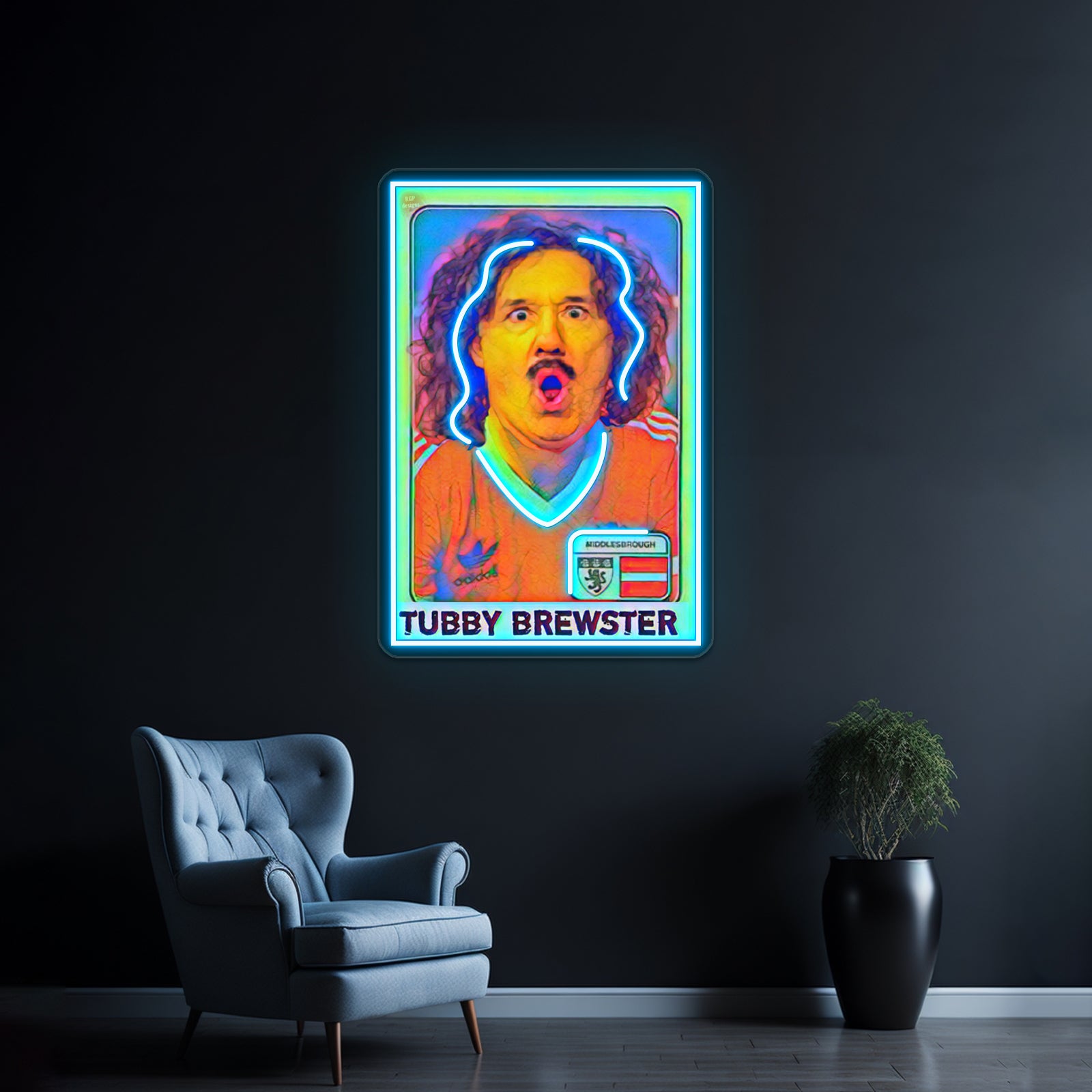 Tubby Brewster Signs For Boro Artwork Personalized Neon Signs | Shineneon