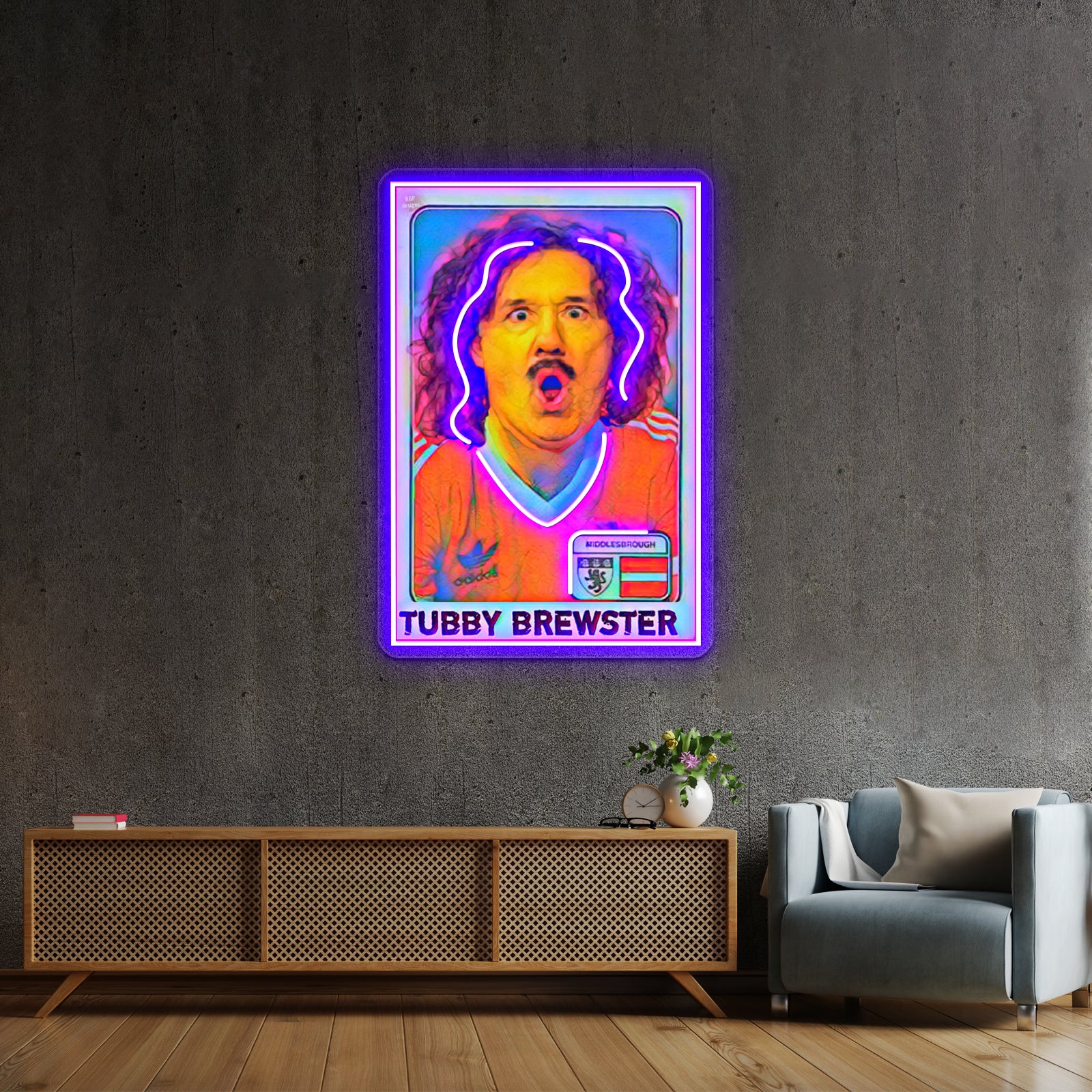 Tubby Brewster Signs For Boro Artwork Personalized Neon Signs | Shineneon