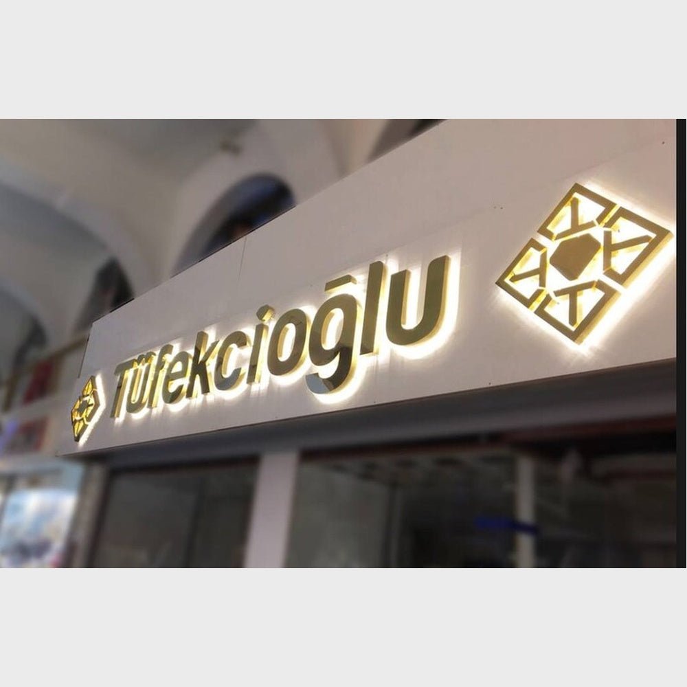 Tufekcioglu 3D Backlit Channel Letters Led Light Sign - Shineneon