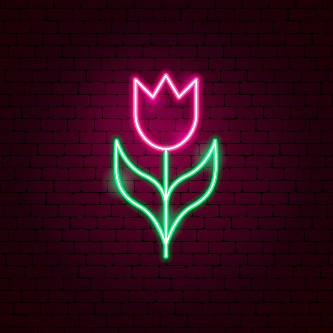 Tulip Flower Led Sign Business Neon Sign - Shineneon
